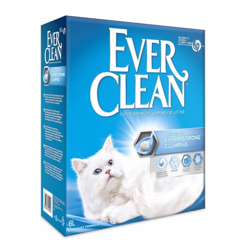אברקלין אקסטרא מתגבש נטול ריחות חול לחתולים 10 ליטר EVERCLEAN