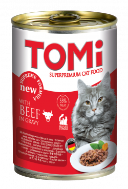 טומי שימורים מזון מלא לחתול ברוטב 400 גרם Tomi