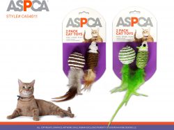 צעצוע לחתול עכבר וכדור גירוד ASPCA