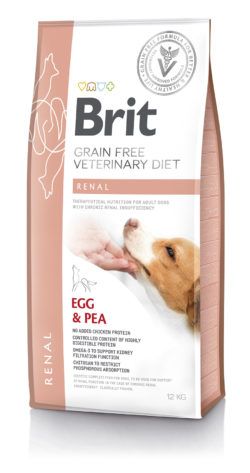 בריט תזונה וטרינרית לכלבים רנל 12 ק"ג Brit Veterinary Diet