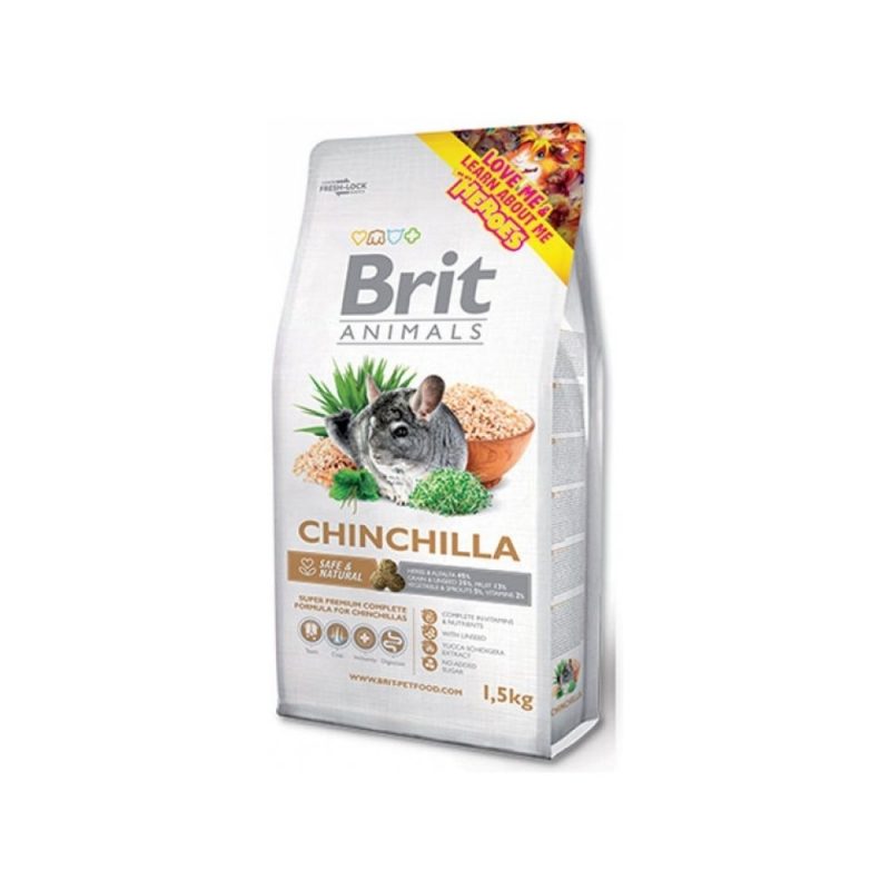 בריט מזון מלא לצ'ינצ'ילה 1.5 ק"ג Brit