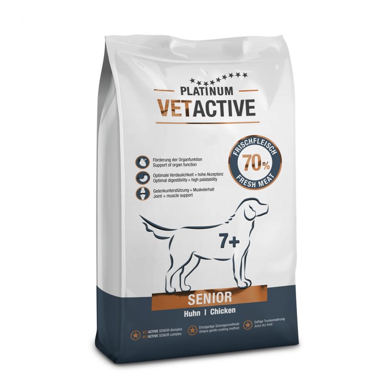 פלטינום מזון רפואי לכלבים סניור עוף 15 ק"ג Platinum VetActive