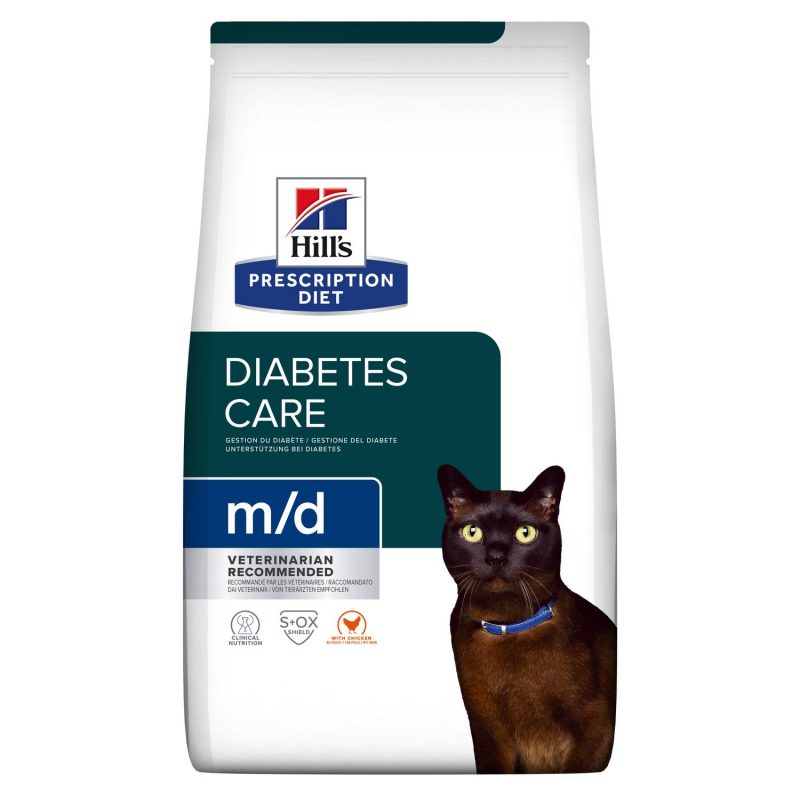 הילס רפואי M/D חתול 3 ק`ג Hills